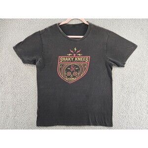 Shaky Knees Music Festival Shirt Mens L Brown 2017 LCD Soundsystem The XX